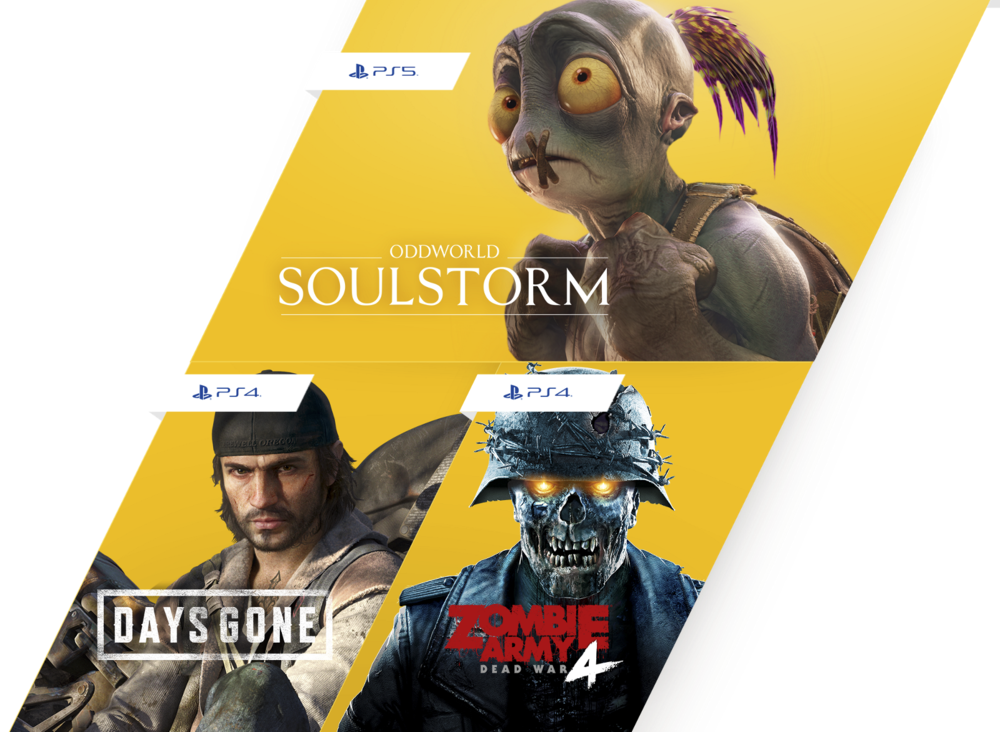 Oddworld: Soulstorm, Days Gone, Zombie Army 4